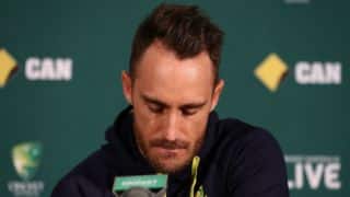 Faf du Plessis' verdict on ball-tampering issue reserved by ICC